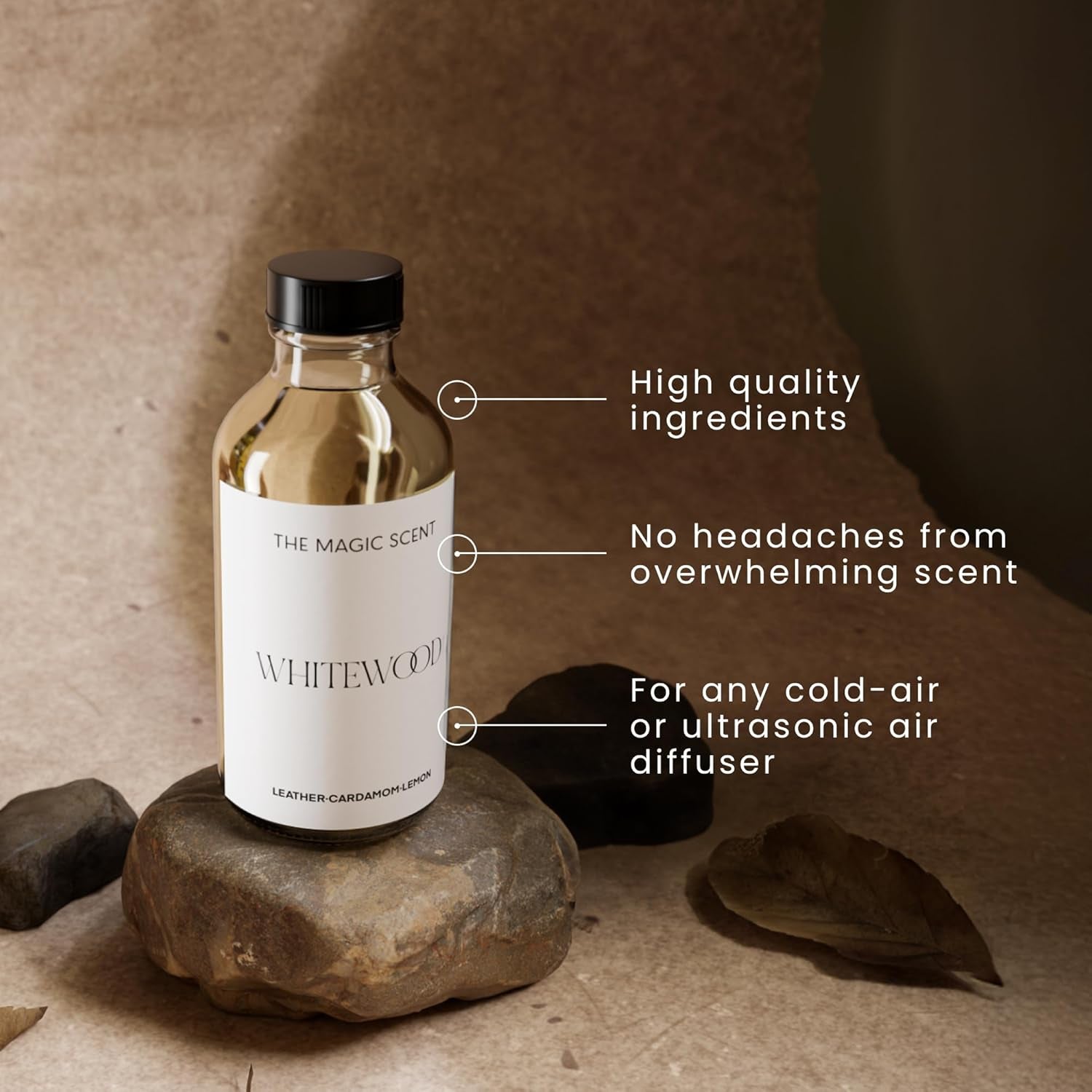 "Whitewood" Oils for Diffuser - HVAC, Cold-Air, & Ultrasonic Diffuser Oil Inspired by the 1 Hotel, Miami Beach - Essential Oils for Diffusers Aromatherapy (500 Ml)