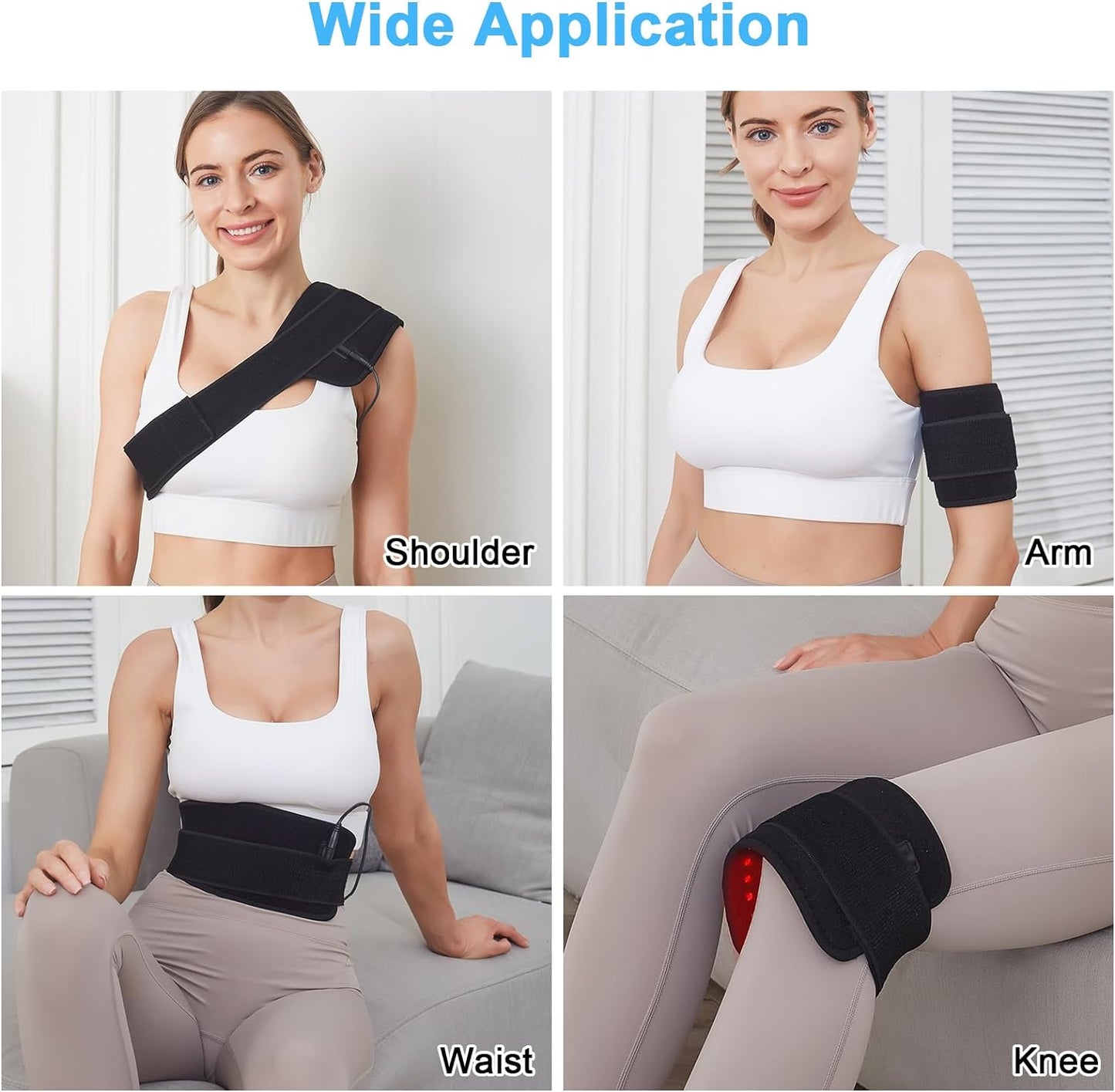 Red Light Therapy Belt,  Infrared Light Therapy Speed Healing with Controller, Versatile Use, Ideal Gift for Women Men